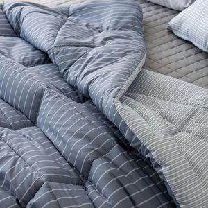 4계절 이불 먼지없는 마이크로 가벼운 리버서블 간절기 차렵 퀸