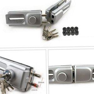 육각키 강화 문 장치 유리 도어록 잠금 양문형