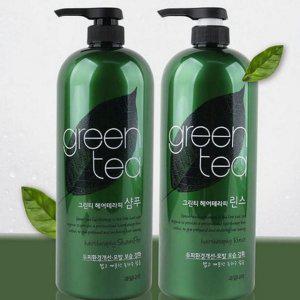 약산성 데일리 대용량 녹차 머릿결 보습 모발 샴푸 린스