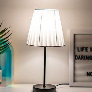 플리츠 테이블 스탠드 협탁 단 침실 작은 스탠드조명