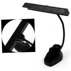 피아노 조명 건전지 휴대용 led 집게 보면대