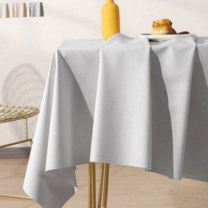 방수 식탁보 주방테이블 인테리어 테이블보 가죽 사각 모던