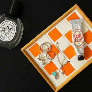 우드 핸드메이드 수공예 diy 만들기 키트 체커보드 모자이크 트레이