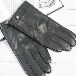 터치 남성 스마트폰 장갑 겨울 방한 가죽