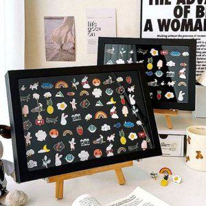 진열 메달 보관함 기념품 전시 액자 탁상용 뱃지 수집품