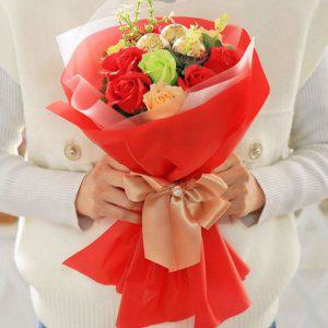 수제 졸업 학예회 비누 꽃다발 선물 사탕