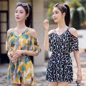 풀빌라 비치 온천 체형커버 여성 워터 여행 수영복