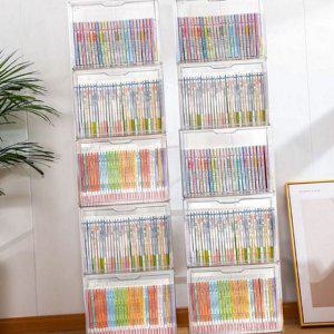 책장 투명 다용도 아크릴 수납함 책 정리함 보관함