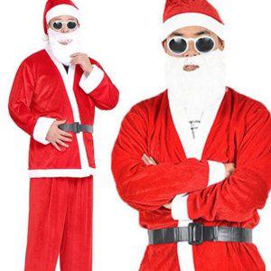 파티 코스프레 의상 크리스마스 산타복 산타클로스 복장 남녀공용