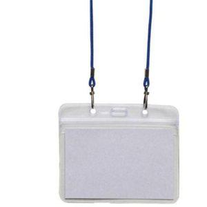 플라스틱 방수 사원증 목걸이 명찰 이름표 케이스 카드