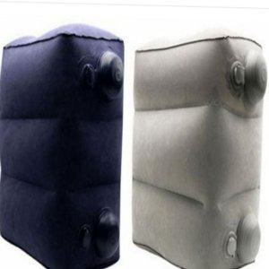 발 비행기 자동차 공기주입 에어 휴대용 간편 받침대