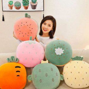 캠핑용 쿠션 무릎 담요 휴대용 과일 차박 쿠션형 가정용