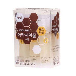 꿀 자연 일회용 아카시아 벌꿀 개별포장 스틱 간편 휴대용