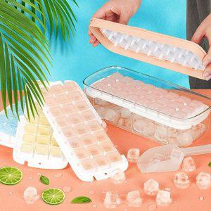 위스키 통 뚜껑있는 밀폐형 얼음틀 주방 냉동실 보관 아이스큐브