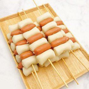 휴게소 소시지 꼬치 떡 쌀떡 냉동 간식