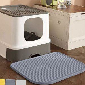 발판 위생 고양이 모래 논슬립 화장실 포집 매트
