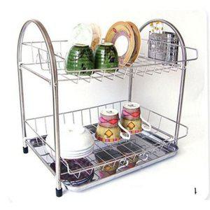 스텐 씽크대 건조대 스테인레스 식기 물받이 2단 주방