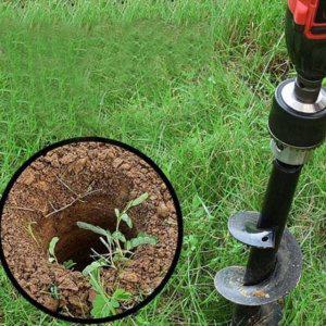 밭갈이 땅파기 드릴 정원 비트 원예용 다용도 나선형 공구