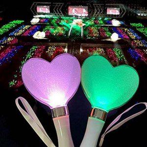 야광 led 하트 응원봉 콘서트 라이트봉 파티