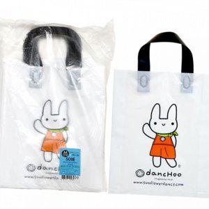 손잡이 단추형 비닐 포장 봉투 단추 a4 쇼핑백