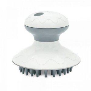 휴대용 브러쉬 샴푸 마사지기 실리콘 두피 전동 무선