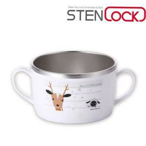 베이비 시리얼 손잡이 스텐 유아 어린이 이유식 그릇