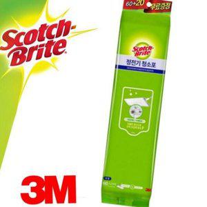 바닥 극세사 리필용 대형 다용도 건식 청소포 먼지 정전기