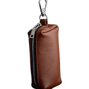 가죽 도장집 휴대용 지퍼형 도장 케이스 인감 소가죽