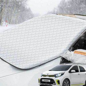 유리 자동차 앞유리 올뉴모닝 겨울 성에 덮개 커버