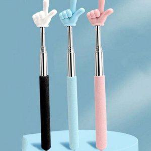 수업용 강화 지시봉 신축 어린이집 교사용 휴대용 늘어나는 스텐레스 용지시봉