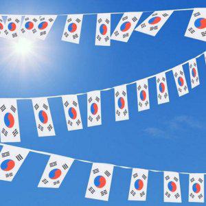 깃발 만국기 삼일절 현충일 장식 태극기