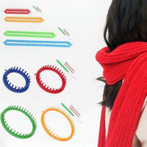 니팅 핸드메이드 키트 도구 초보자 취미 뜨개질 diy 목도리