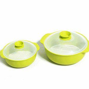 용기 실리콘 찜기 전자 손잡이 라면 계란