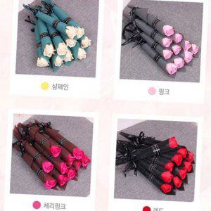 인테리어 오브제 졸업식 스승의날 한송이 꽃 장미 비누