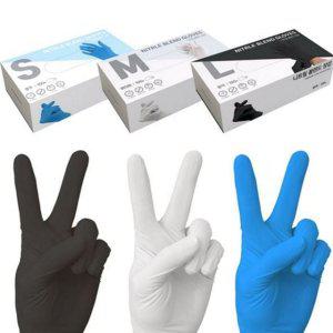 일회용 주방 식품용 위생 니트릴 고무 장갑 청소용