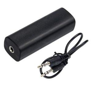 자동차 휴대용 오디오 잡음 노이즈 필터 제거기 스피커 무전원