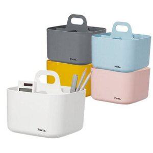 다용도 사각 칸막이 정리 수납함 공부방 플라스틱