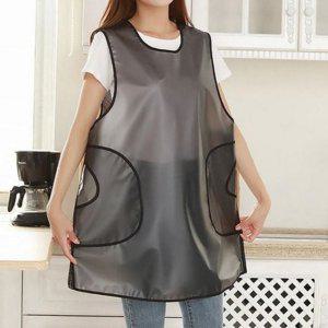 포켓 주방 업소용 원피스형 생활 작업 조리용 앞치마 방수