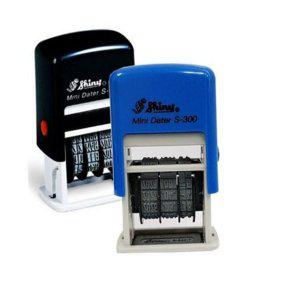 사무 자동 도장 날짜 문구류 스탬프 만년 업무용