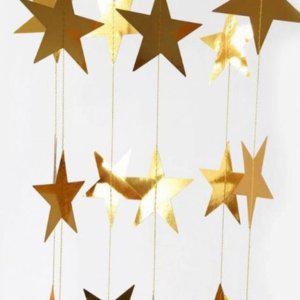 천장 생일 골드별 용품 가랜드 별가 축하 벽장식 파티별