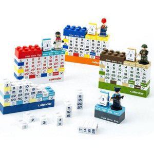 조립 만년 책상 달력 인테리어 피규어 플라스틱 블럭