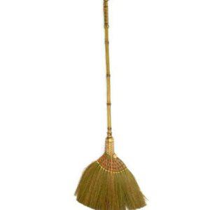 쓰레받기 청소용 가정용 수제 정원 빗자루 갈대 대나무