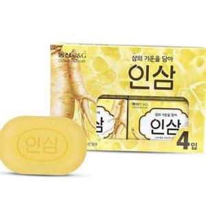 대용량 약산성 살구 순한 인삼 비누 세안 저자극