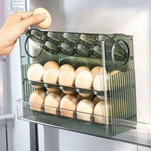 선반형 달걀 30구 정리함 배출 자동 보관함 계란 투명