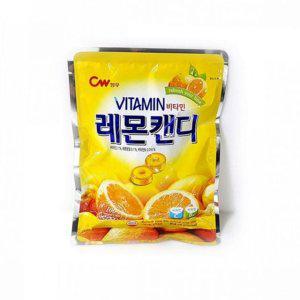 캔디 레몬 사탕 맛 비타민 200g 개별포장 새콤달콤 온가족