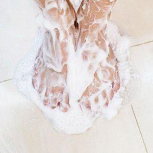 세척 브러쉬 마사지 실리콘 발바닥 족욕 발