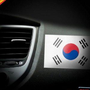 데칼 디자인 차량용 대한민국 태극기 자동차 스티커 차량