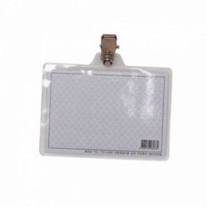 명찰 가로형 방문증 학생증 집게 투명 카드 사무용 비닐