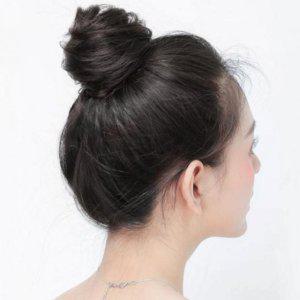 당고머리 간편 여성 머리 올림 가발 묶음 똥머리