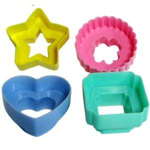 마들렌 팬 홈베이킹 틀 세트 쿠키 만들기 용기 반죽 4P